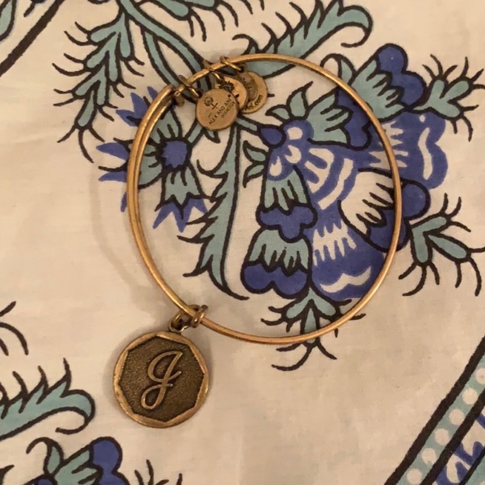 Alex and Ani J bracelet